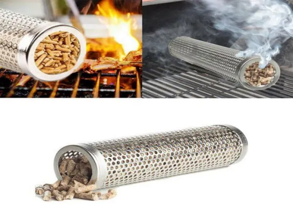 Grill Pellet Perforated Smoker Tube